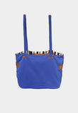 Bolso tote bag reversible azul