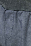 Pantalón ancho azul denim cargo