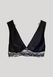 Bikini i Top Negre d'encaix