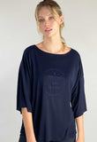 Samarreta Oversize blau