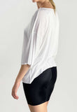 Camiseta oversize blanca