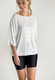 Camiseta oversize blanca