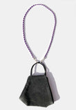 Collar para mascarilla color gris y lila